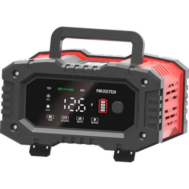 Зарядное устройство для аккумуляторов MAXXTER MX-CHR-1224V20P LiFePO4/AGM 12V/24V 10/20А 300W
