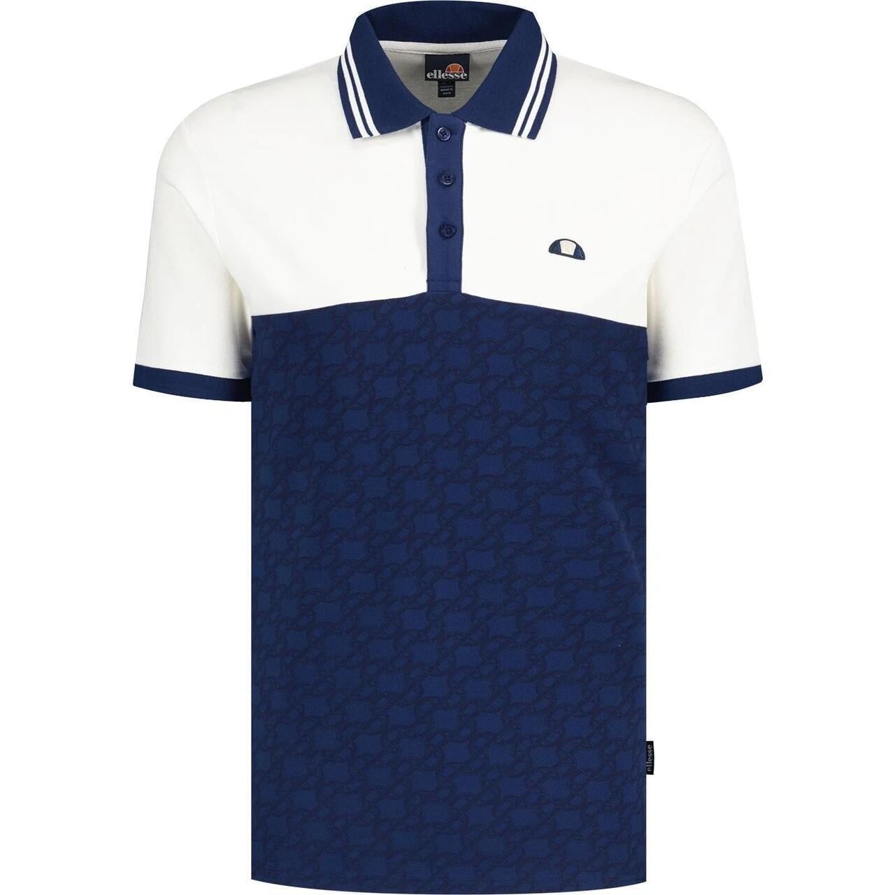 Поло Ellesse SUANIO S Бело-синий (SHV20209-631)