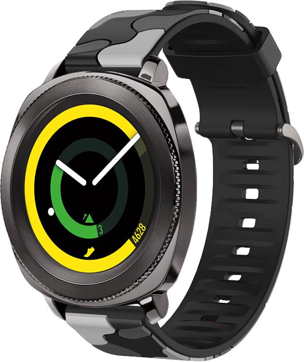 Ремінець Tactic Camouflage для Samsung Gear Sport Black/Grey (32915-53)