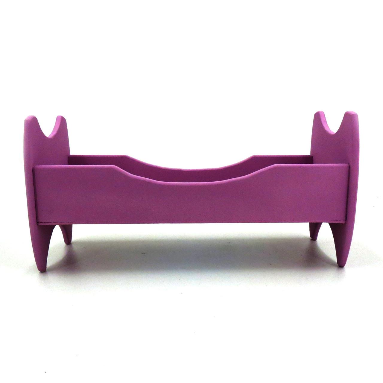 Кровать для кукол из дерева Жасмин Флокс (КРТ-000755) - фото 6