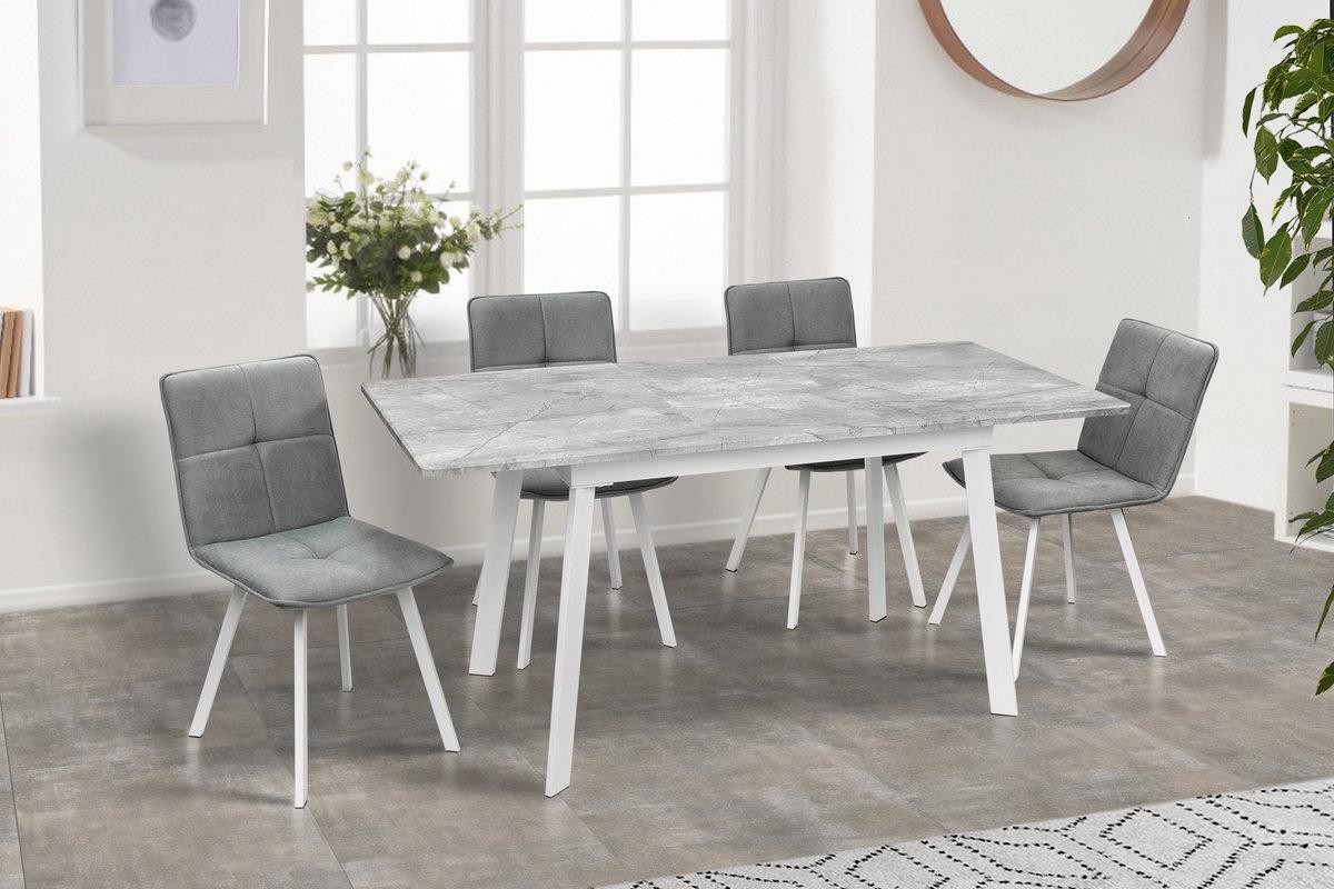 Обідній стіл Етна Мікс Меблі 1200х750 мм Білий/Базальт (25402596) - фото 5