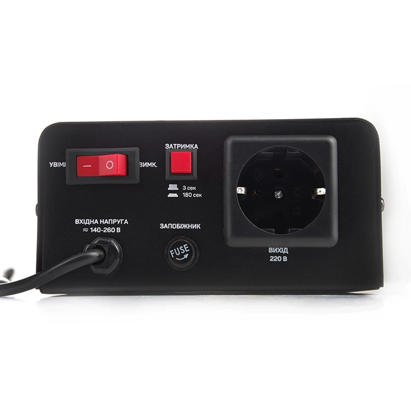 Стабілізатор напруги релейний APRO AVR-500V 400 Вт - фото 4