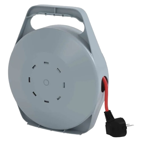 Удлинитель сетевой Emos P19510 на катушке 10А 4 розетка кабель 10 м погрузка до 2300 Вт Красный (29876066) - фото 2 Удлинитель сетевой Emos P19510 на катушке 10А 4 розетка кабель 10 м погрузка до 2300 Вт Красный (29876066) - фото 2