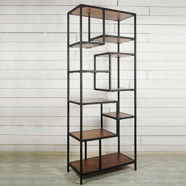 Стеллаж для хранения 2030х800х400 мм мм Дуб венге (NS-1704)