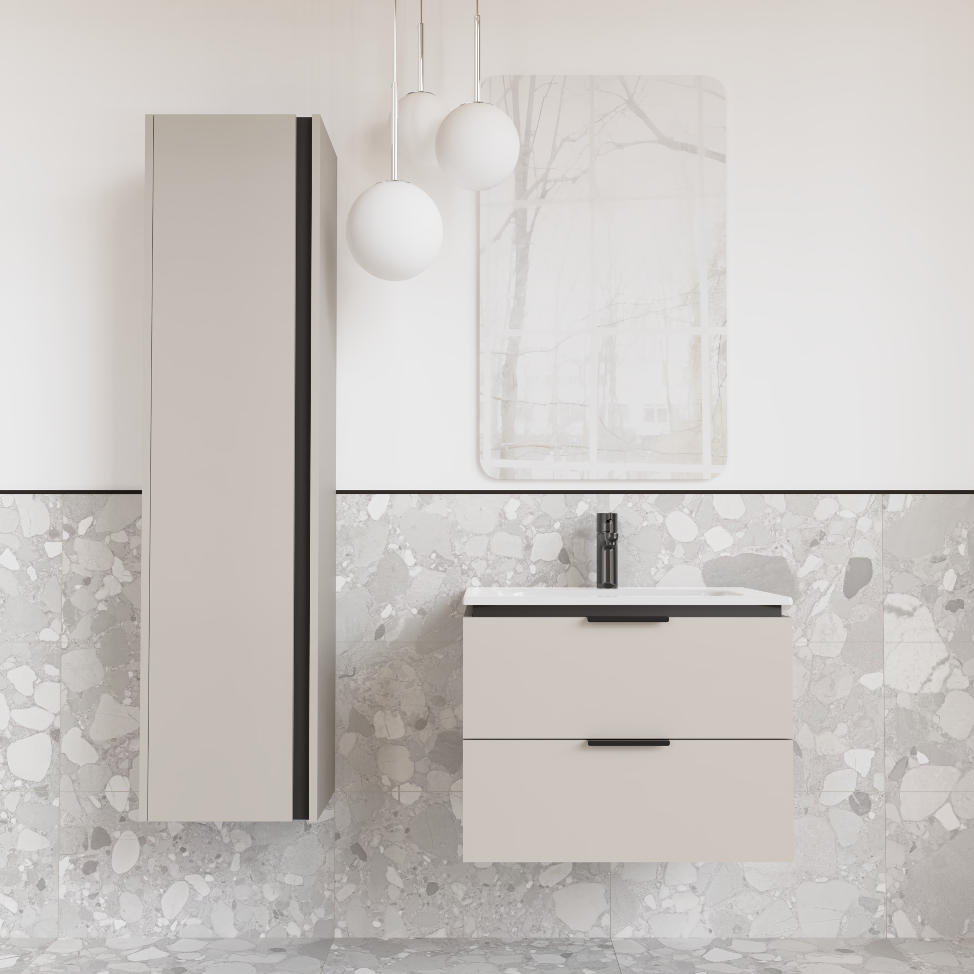 Тумба подвесная с раковиной MVK Vostok Icon 55 В2 550х450х530 мм Кашемир (p255km) - фото 4 Тумба подвесная с раковиной MVK Vostok Icon 55 В2 550х450х530 мм Кашемир (p255km) - фото 4