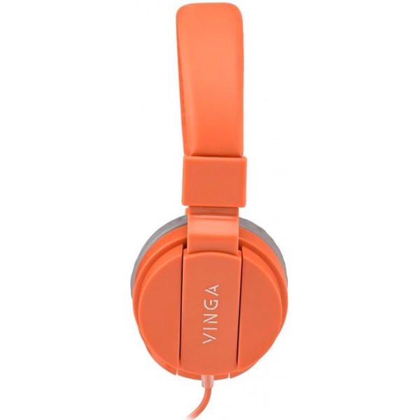 Наушники Vinga HSM035 Orange New Mobile - фото 3