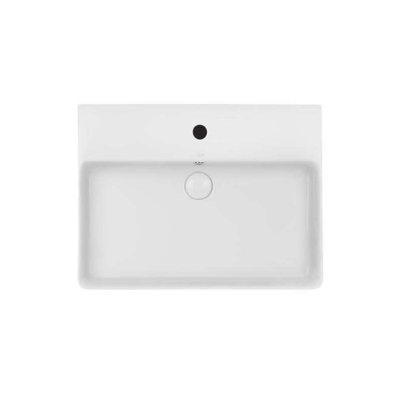 Раковина Q-tap Crow с донным клапаном White (QT0511WL032W)