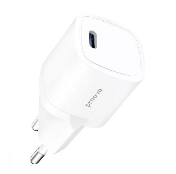 Зарядное устройство Proove Silicone Power 20W Type-C White (600559) Зарядное устройство Proove Silicone Power 20W Type-C White (600559)