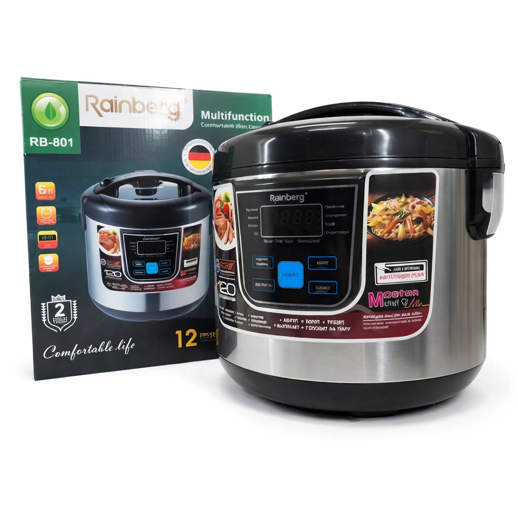 Мультиварка Rainberg RB-801 6 л 1500 Вт 12 програм (ML-05371)