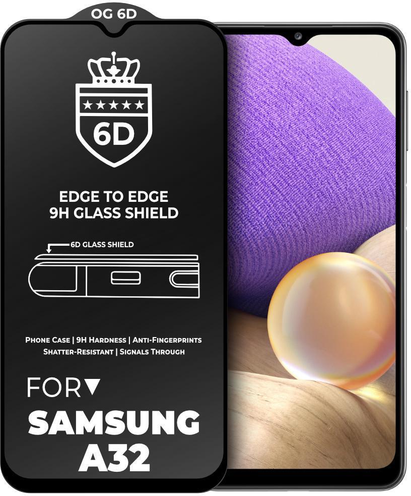 Защитное стекло 6D для Samsung A32 противоударное