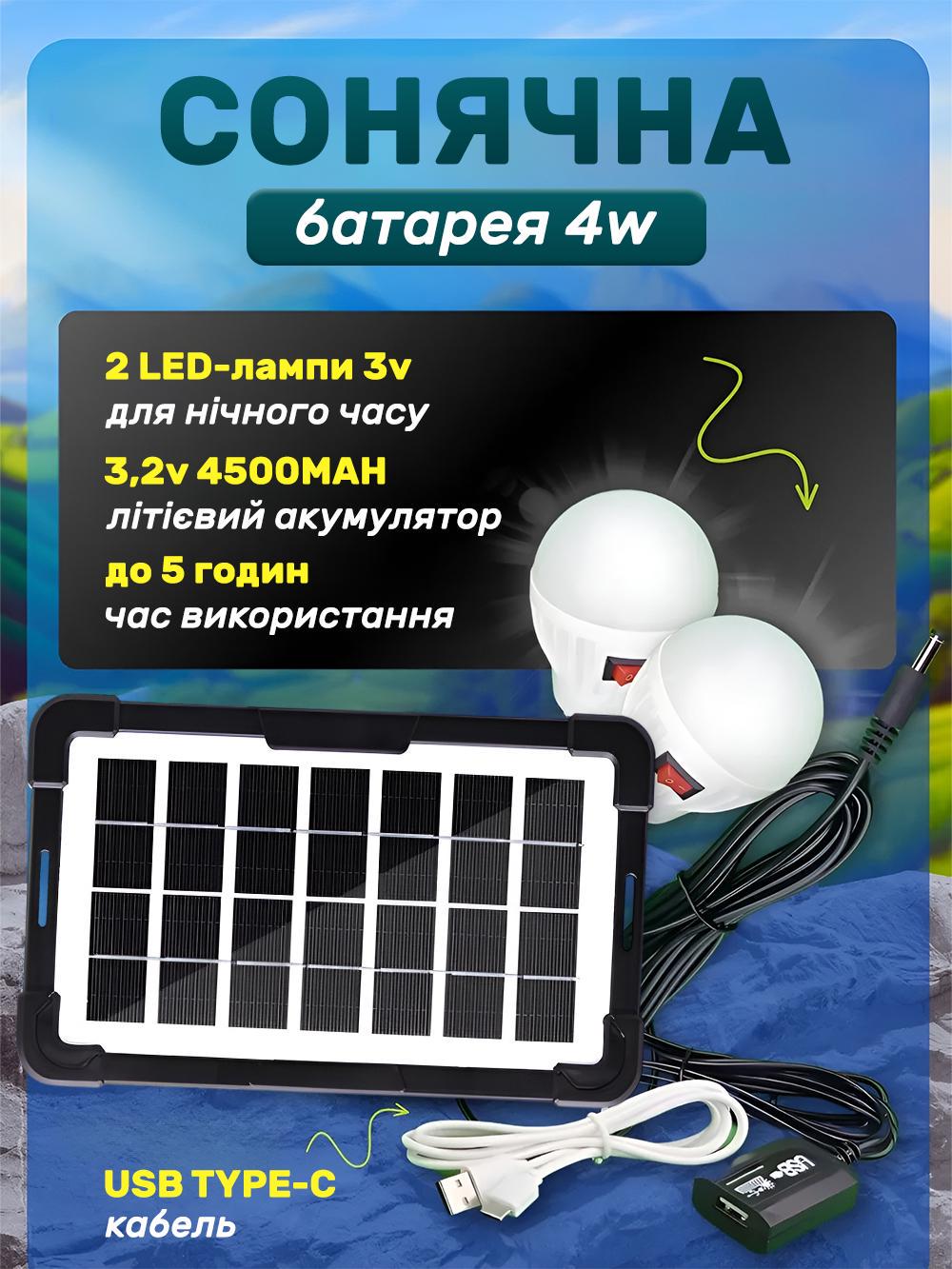 Вентилятор настільний 4в1 на сонячній батареї Andowl Q-FS930X1 USB павербанк/нічник/зарядна станція Білий (1733d12d) - фото 4