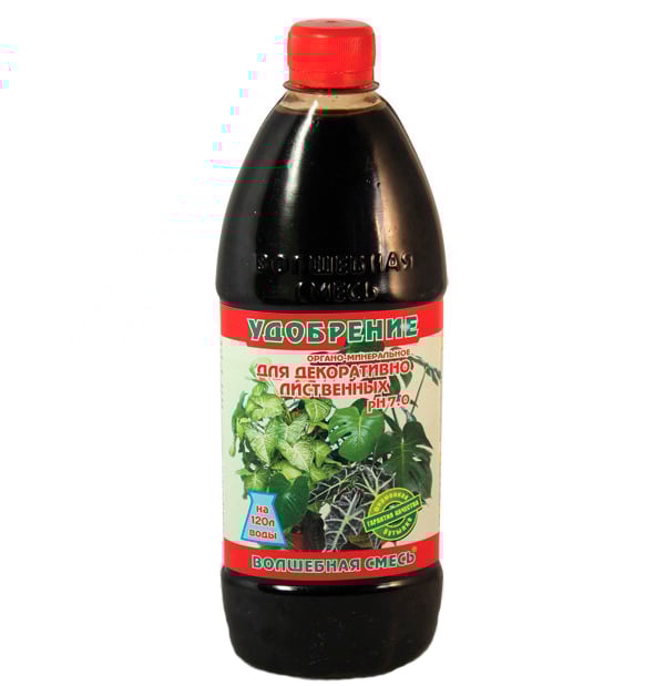 Удобрение Flora Волшебная смесь для декоративно-лиственных растений 15 шт по 500 мл (1855)