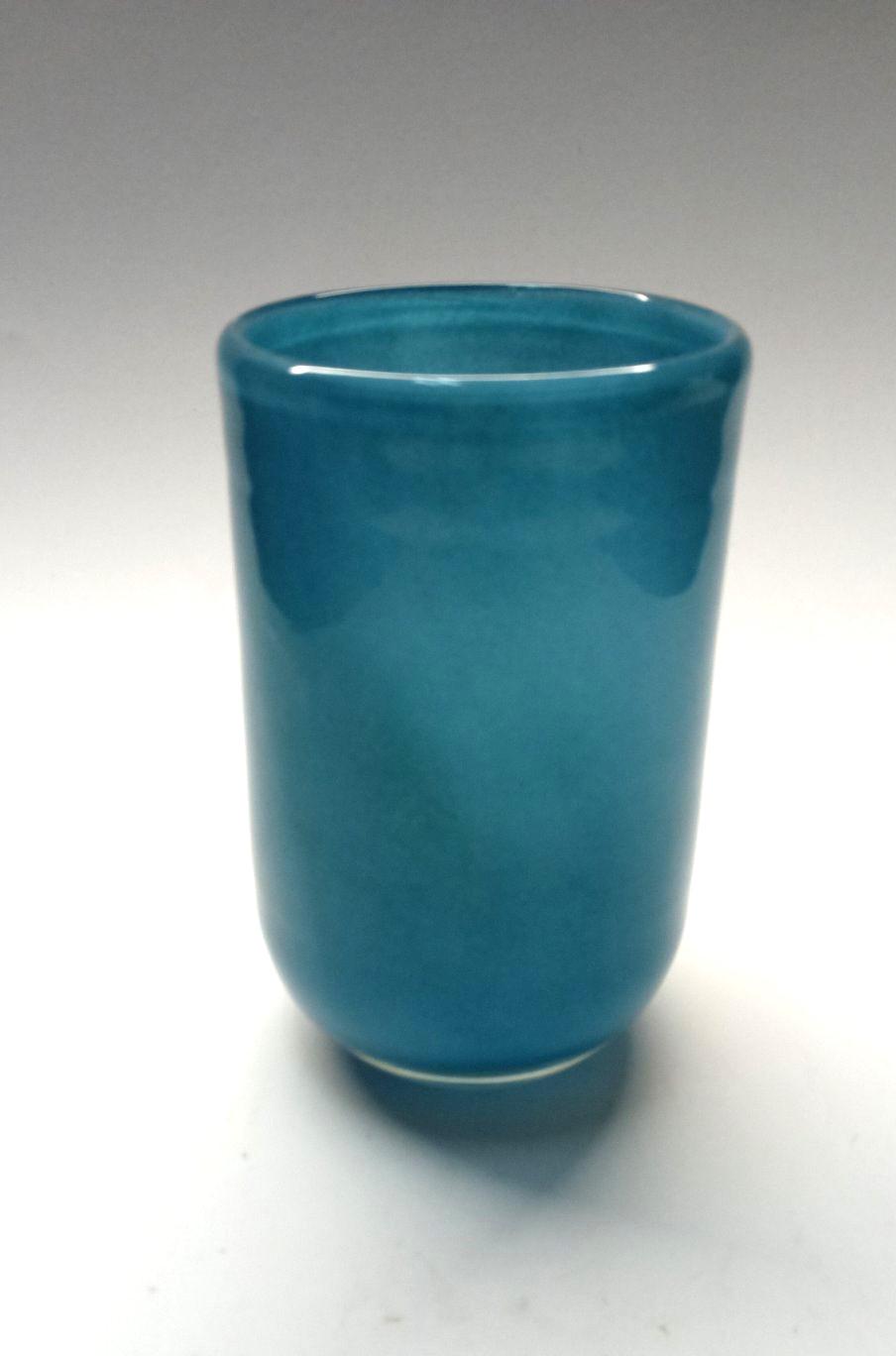 Ваза стеклянная Гутняр 18х11 см Синий - фото 1 Ваза стеклянная Гутняр 18х11 см Синий - фото 1