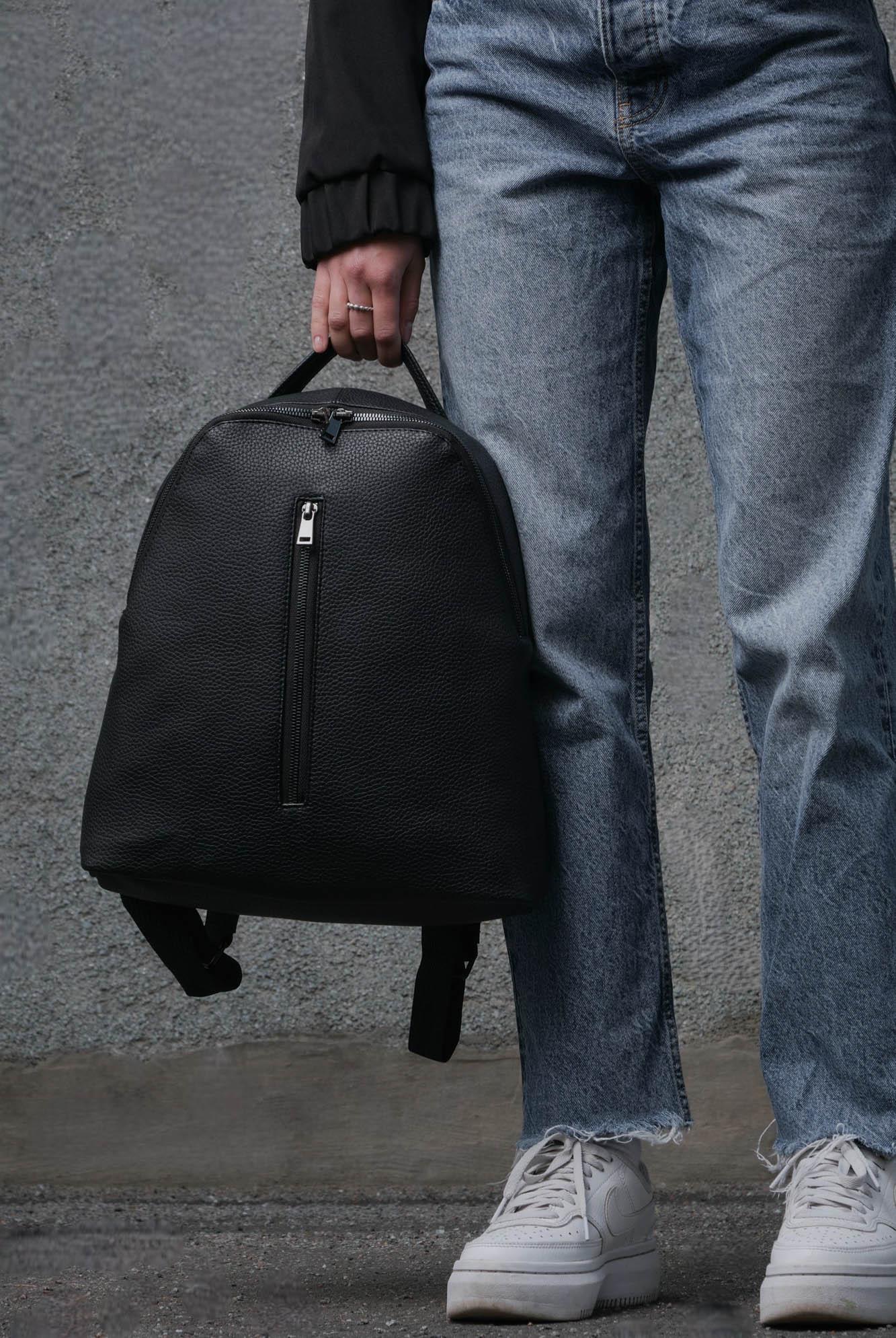 Рюкзак кожаный Without Bravo Сrocodile woman Black (8049206)