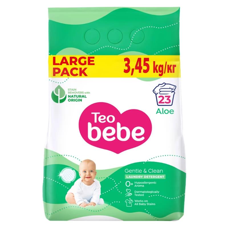 Пральний порошок TEO beby Дитячий універсальний Gentle $ Clean Aloe 3,45 кг