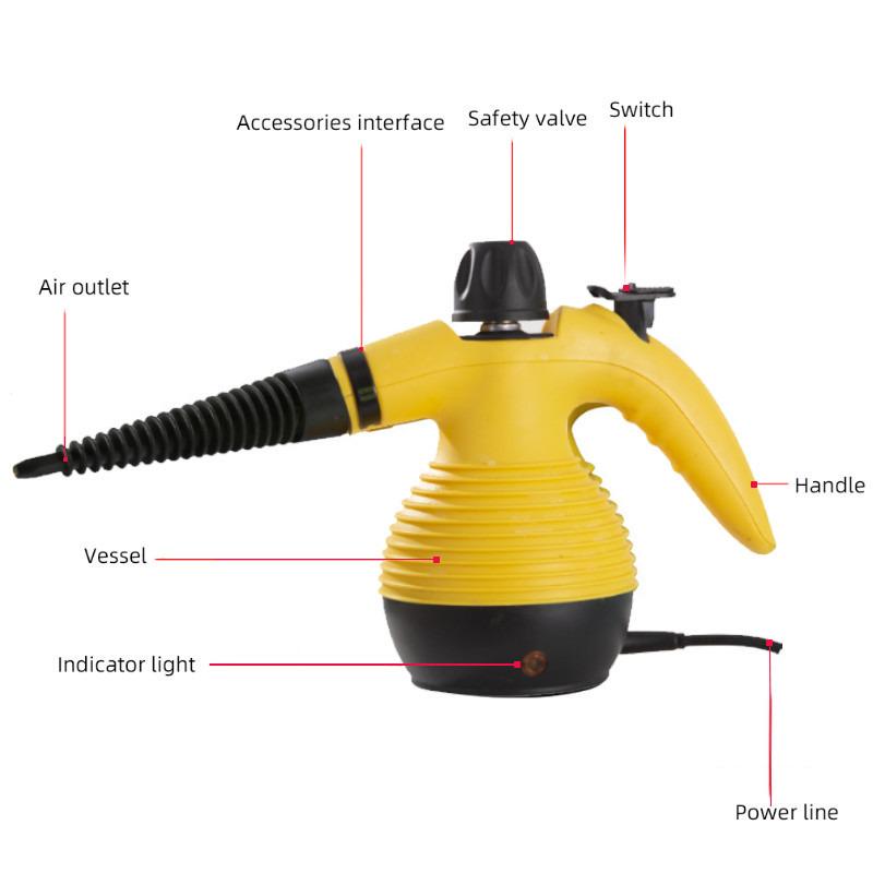 Пароочиститель Steam Cleaner DF-A001 Желтый (002115) - фото 4