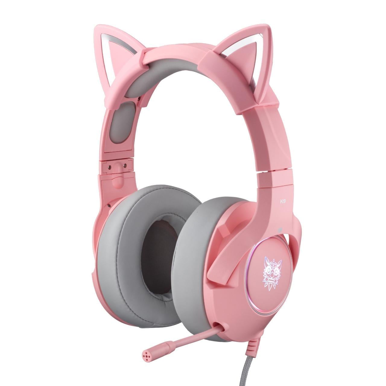 Навушники Onikuma K9 Cat Ear 3,5 мм Рожевий (2818616205) Навушники Onikuma K9 Cat Ear 3,5 мм Рожевий (2818616205)