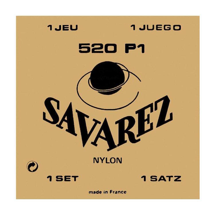 Струны для классической гитары Savarez Traditional 520P1 E1-G3 nylon wound trebles (118726)