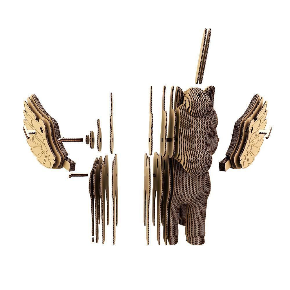 Пазл картонний 3D Cartonic Pegasus Кінь Пегас 69 деталей (2553328710) - фото 4 Пазл картонний 3D Cartonic Pegasus Кінь Пегас 69 деталей (2553328710) - фото 4