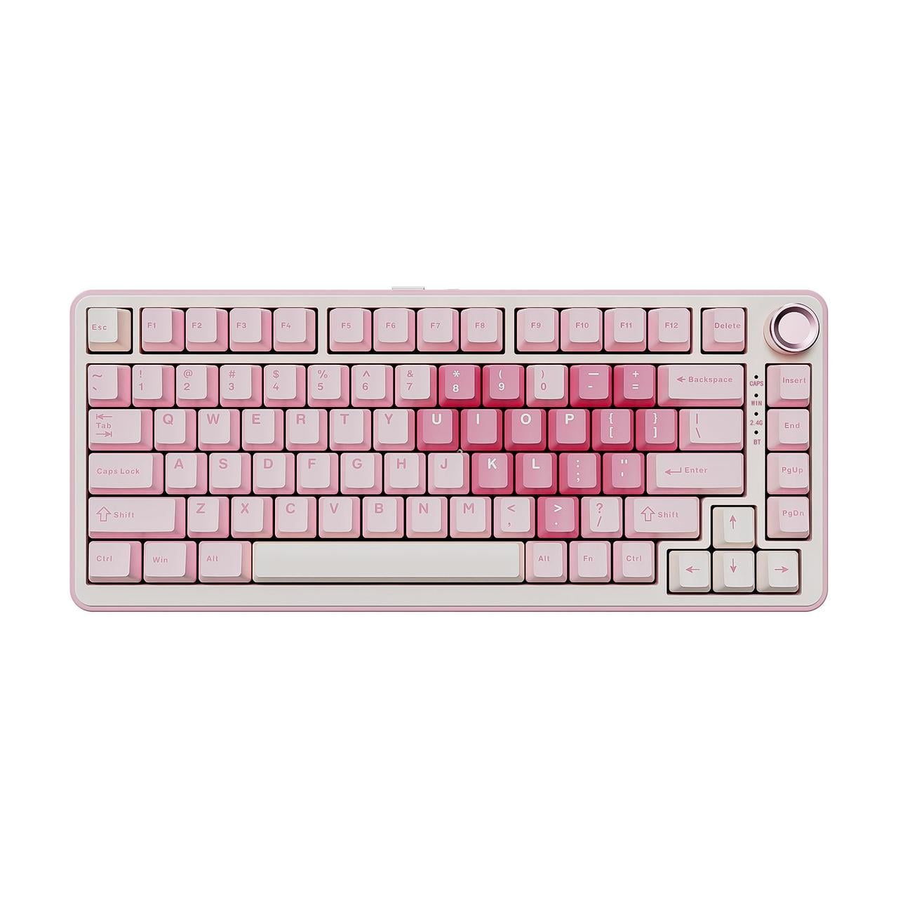 Клавиатура механическая YUNZII B75 Pro Heart беспроводная Pink
