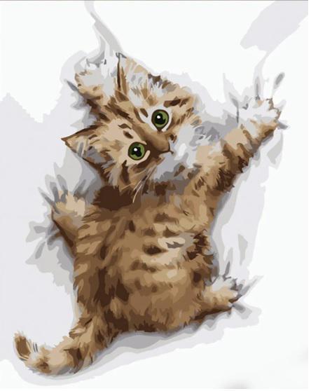 Картина по номерам Стратег Пушистик ss6775 30x40 см (MTT-167890)