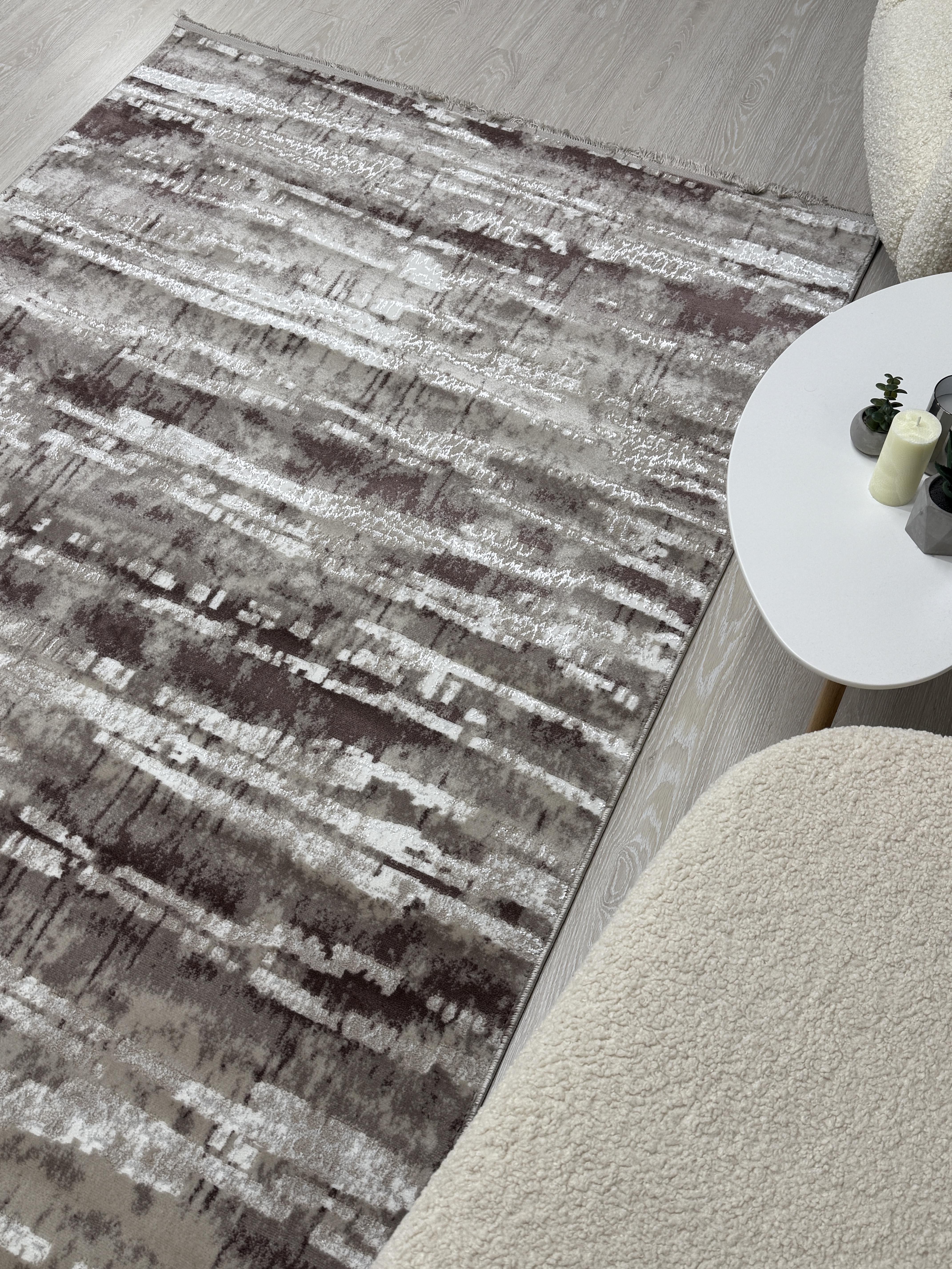 Килим Mars з невисоким ворсом 200x400 см Бежевий (2701BAK/K8) - фото 7 Килим Mars з невисоким ворсом 200x400 см Бежевий (2701BAK/K8) - фото 7