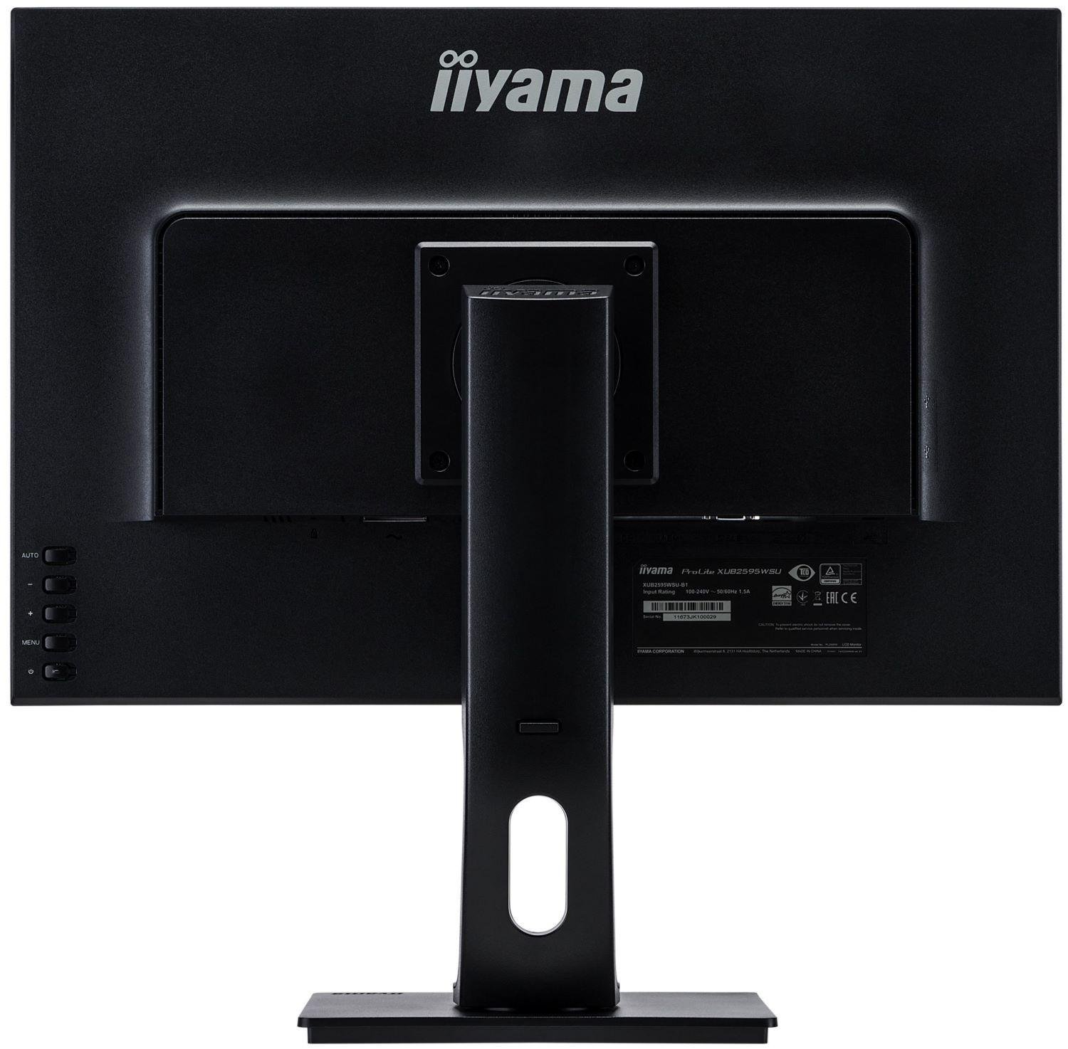 Монітор Iiyama ProLite XUB2595WSU-B1 25" (4948570116737) - фото 7 Монітор Iiyama ProLite XUB2595WSU-B1 25" (4948570116737) - фото 7