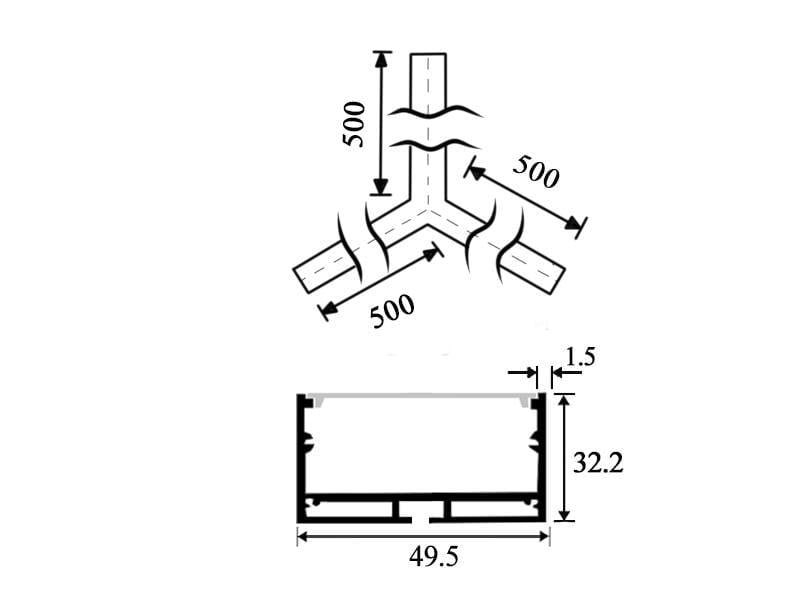 Подвесной светильник светодиодный LEDUA Y белый корпус 220V 86W 5400 Lm 6000К 500х500х500 мм (25344293) - фото 2 Подвесной светильник светодиодный LEDUA Y белый корпус 220V 86W 5400 Lm 6000К 500х500х500 мм (25344293) - фото 2