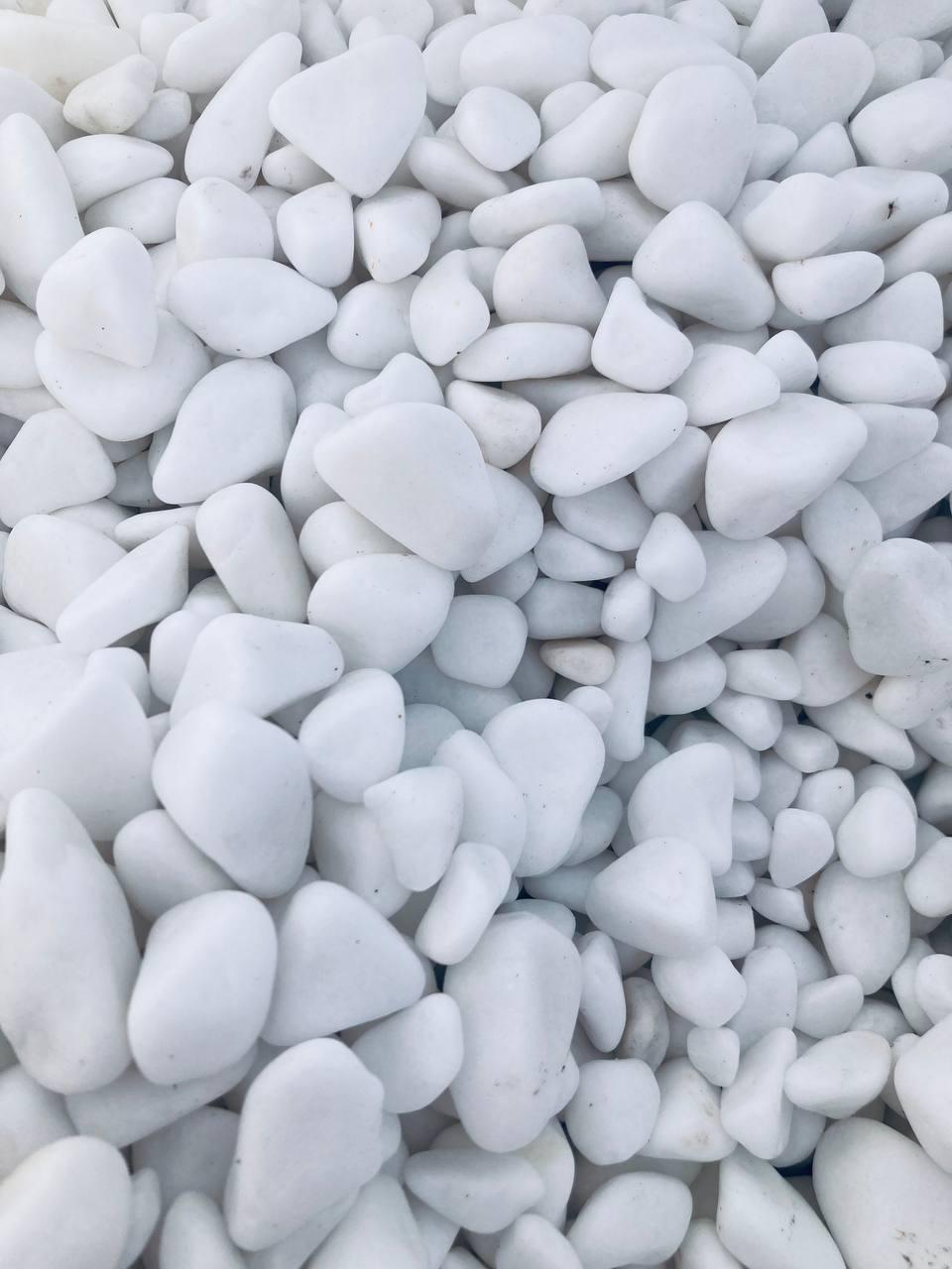 Галька 10-30 Греция 210 кг Белый - фото 3