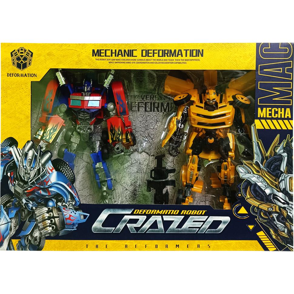 Работы-трансформеры Bumblebee и Optimus Prime W 8825 A движущиеся элементы/оружие (W 8825 A )