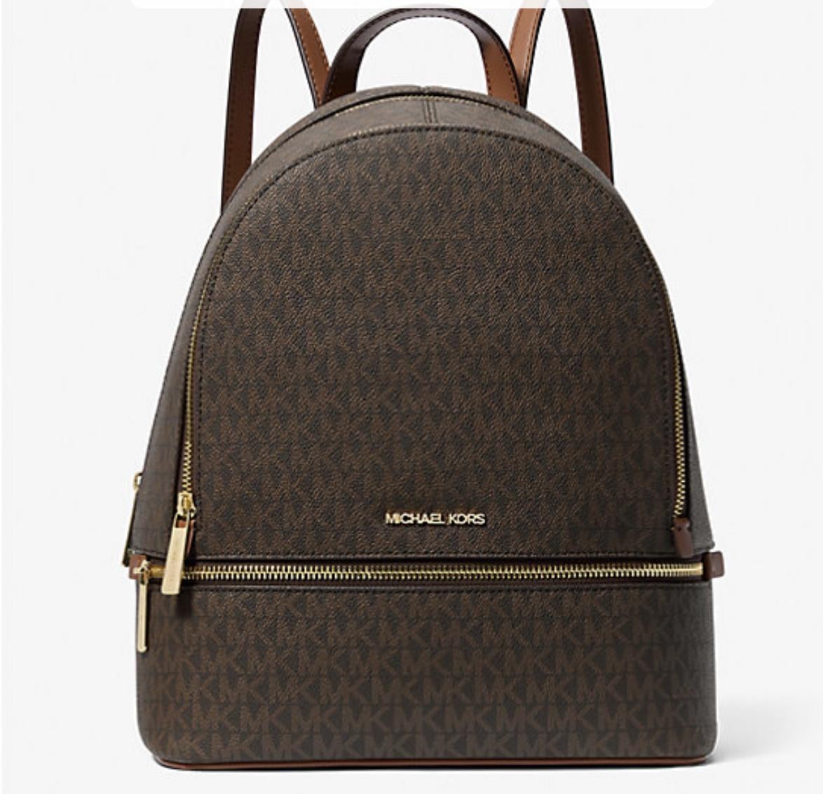 Рюкзак Michael Kors Rhea Medium Signature Logo Backpack (35S5GRAB2B)