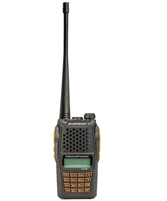 Рация портативная Baofeng UV-6R до 10 км Черный