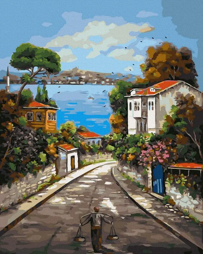 Картина по номерам Brushme Дорога к морю 40x50 см (BK-GX45737)