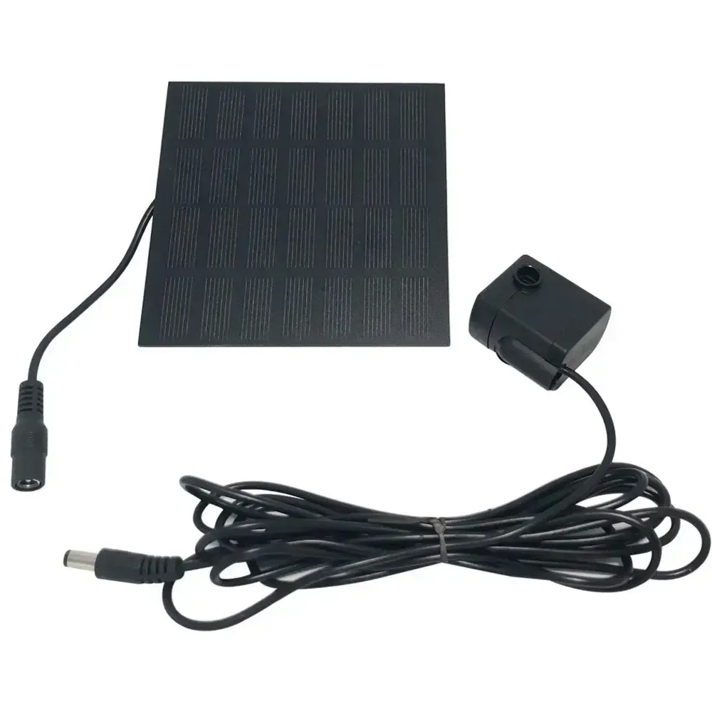 Фонтан садовый Лилия с солнечной панелью и 4 насадками Розовый (23457165401) - фото 8 Фонтан садовый Лилия с солнечной панелью и 4 насадками Розовый (23457165401) - фото 8