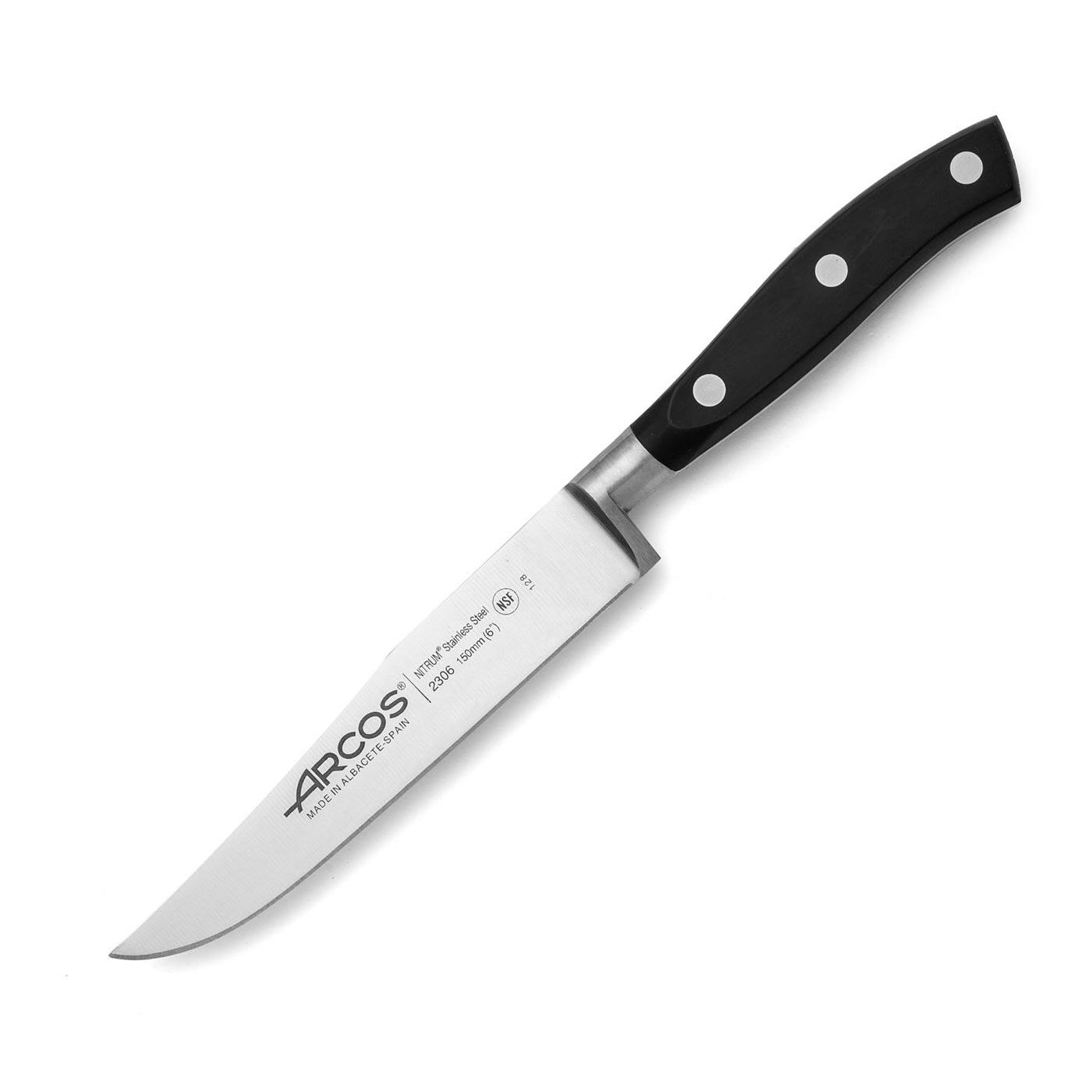 Нож кухонный Arcos Riviera универсальный 150 мм Black (230600)