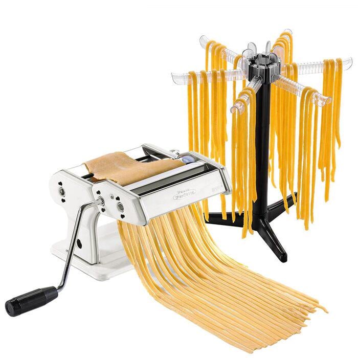 Машина для пасты Gefu Pasta Perfetta с сушилкой для пасты Cittare Белый