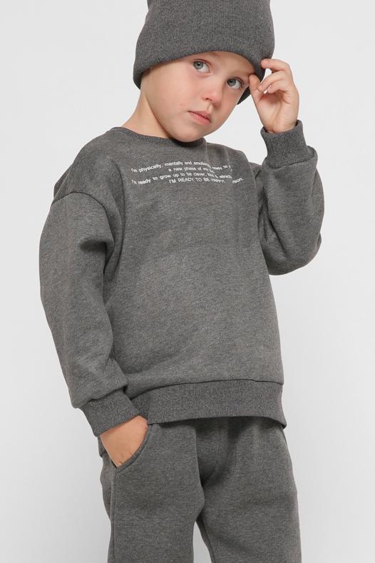 Світшот Carica Kids SV-12001-29 80-86 см Графітовий (2000002374657)