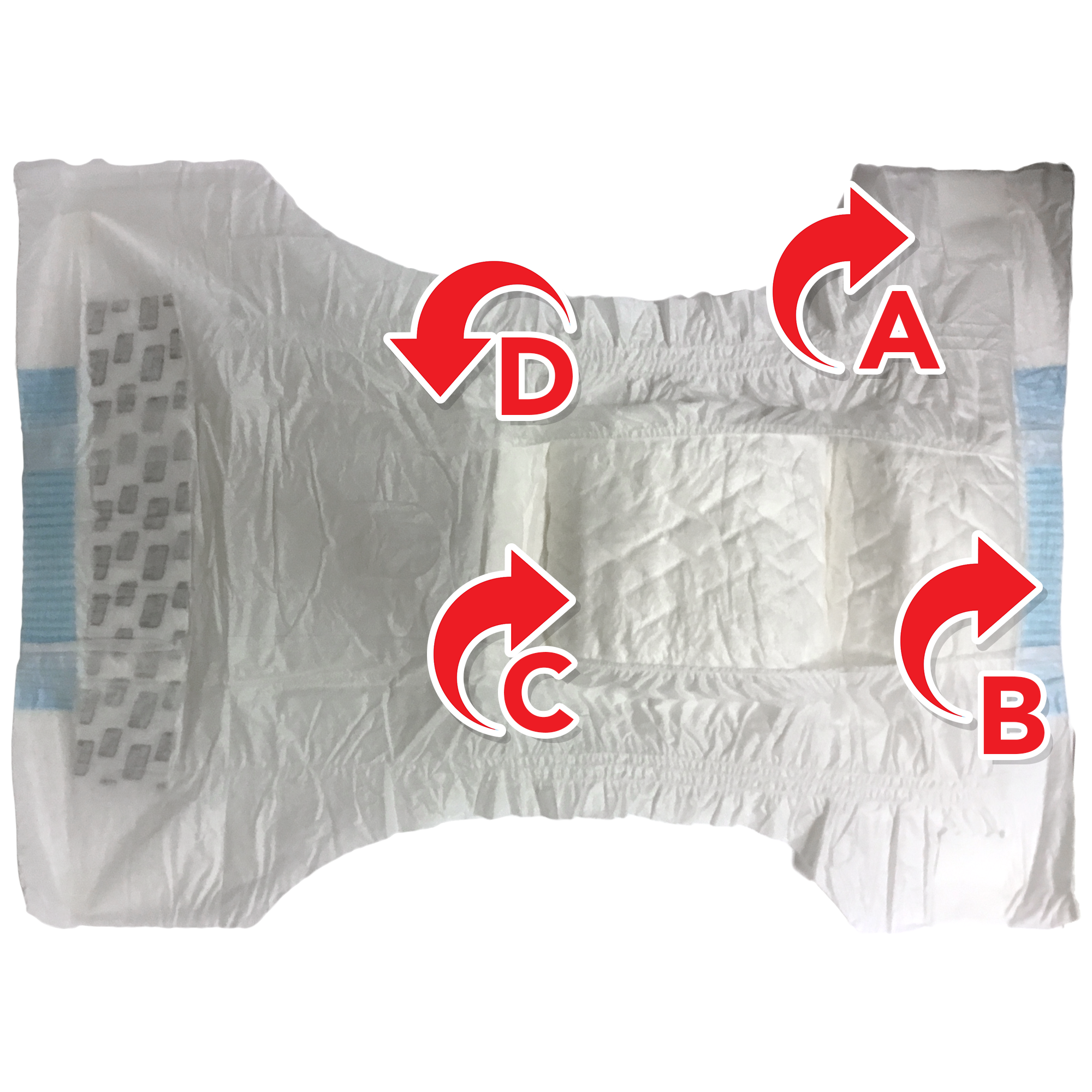 Гигиенические подгузники для животных Simple Solution Disposable Diapers Medium 12 шт. М (ss10584) - фото 2