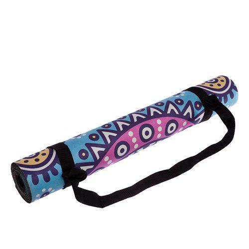 Коврик для йоги FI-5662 Голубовато-розовый (56508121) - фото 5