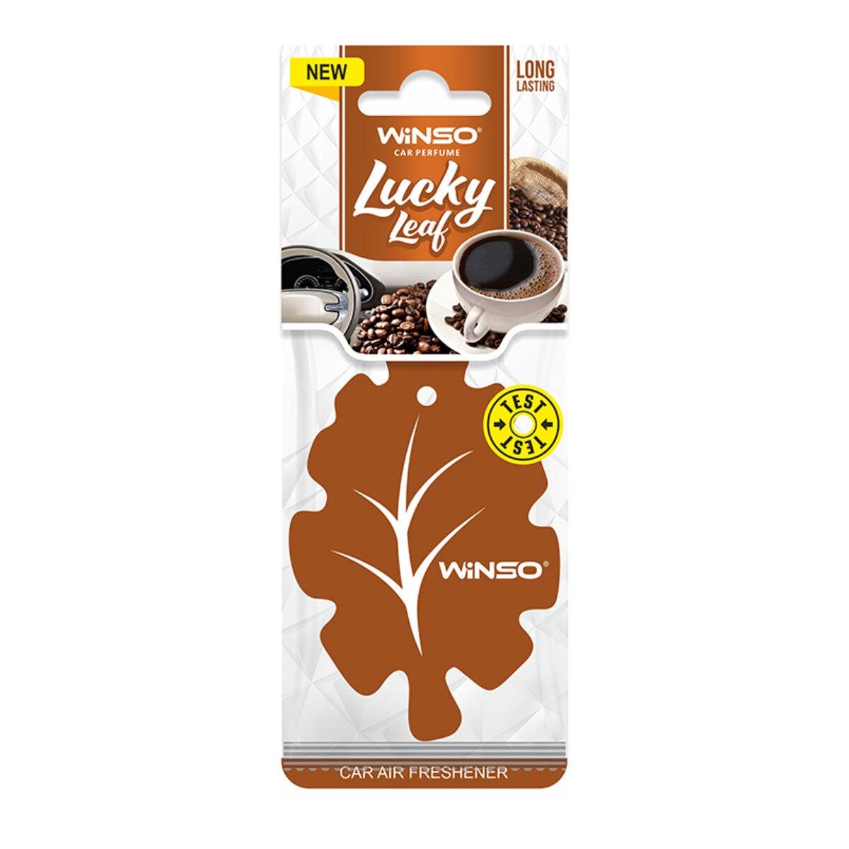 Освіжувач повітря Winso Lucky Leaf целюлозний ароматизатор Coffee (7090)