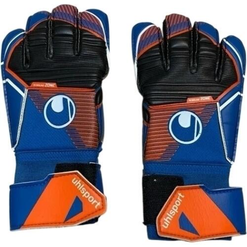 Вратарские перчатки Uhlsport POWERLINE SOFT PRO р. 8,5 Сине-оранжево-белый (1011311 01 1060)