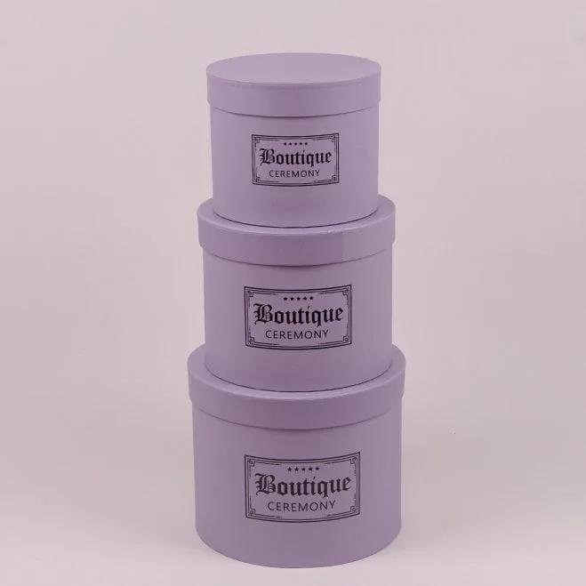 Комплект коробок для цветов Flora Серый 3 шт. (38258) - фото 2 Комплект коробок для цветов Flora Серый 3 шт. (38258) - фото 2