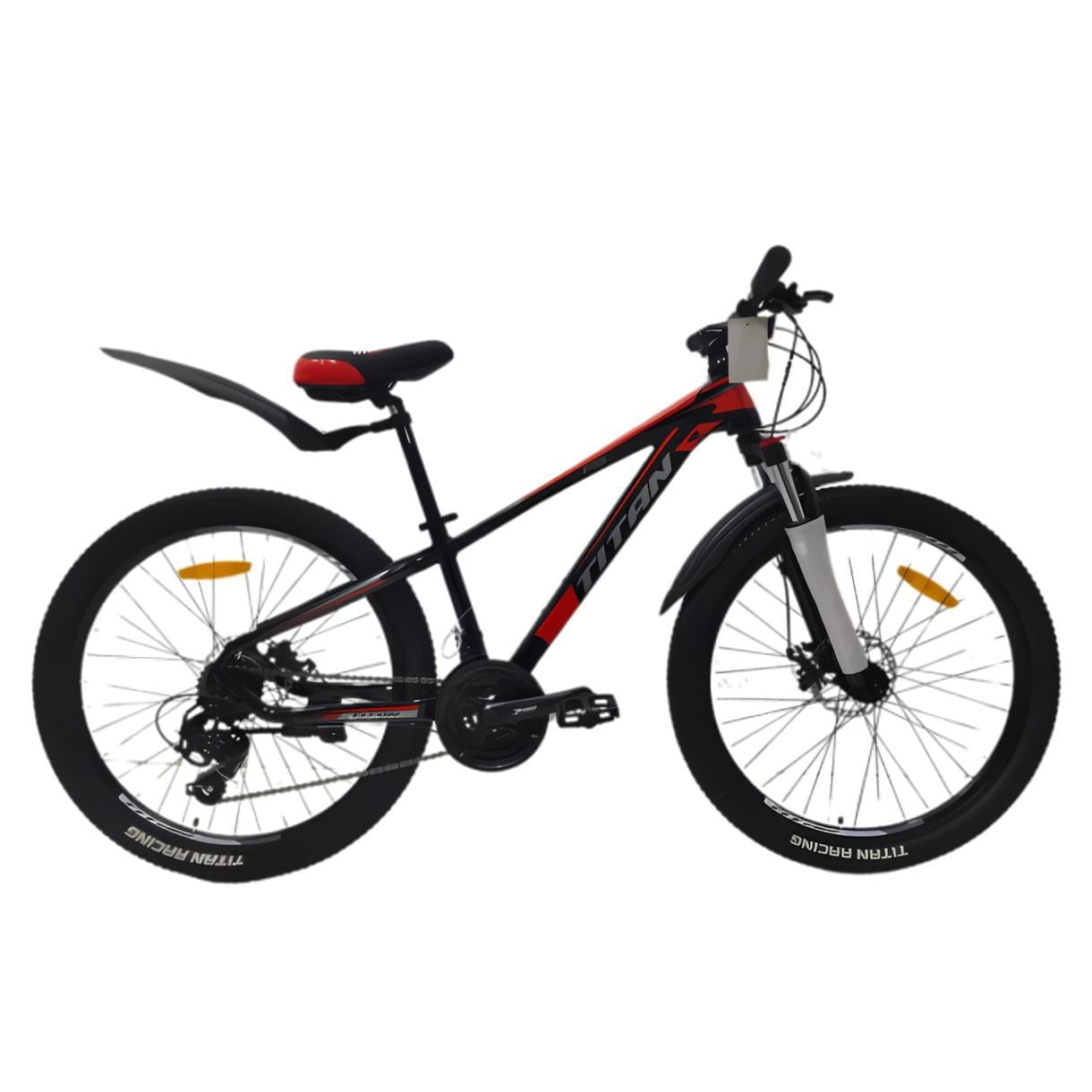 Велосипед Titan FOX 26" 13" Чорний/Червоний (423)