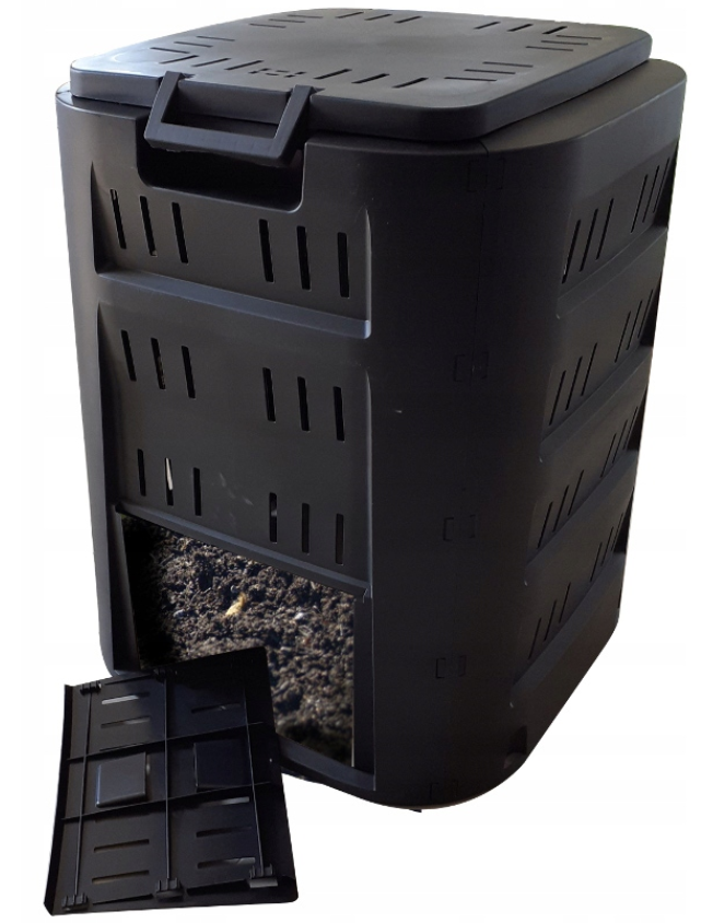 Компостер садовий Prosperplast Compogreen 220 л Чорний (IKST220C-S411) - фото 9 Компостер садовий Prosperplast Compogreen 220 л Чорний (IKST220C-S411) - фото 9