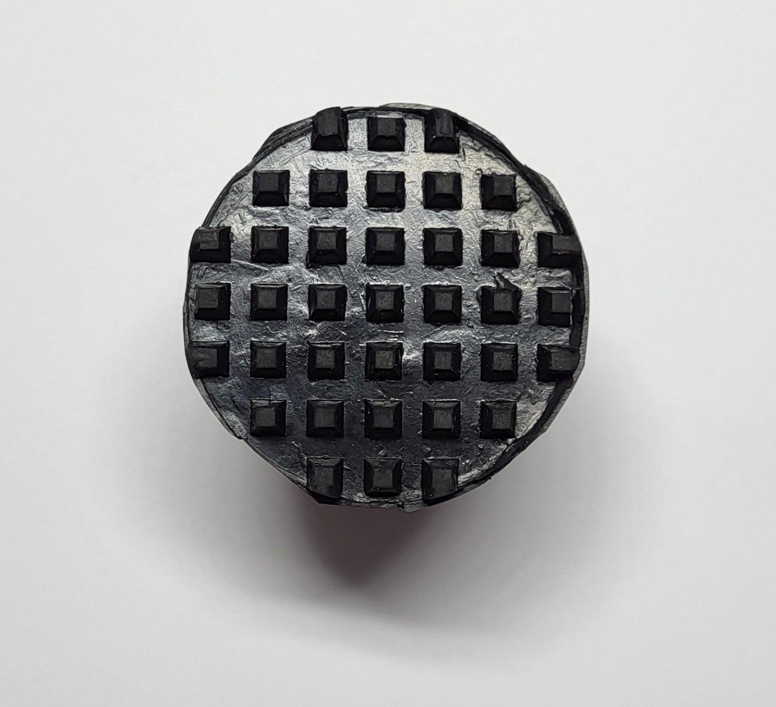 Наконечник для костылей Киевгума классический 25 мм Черный (1553875078) - фото 3