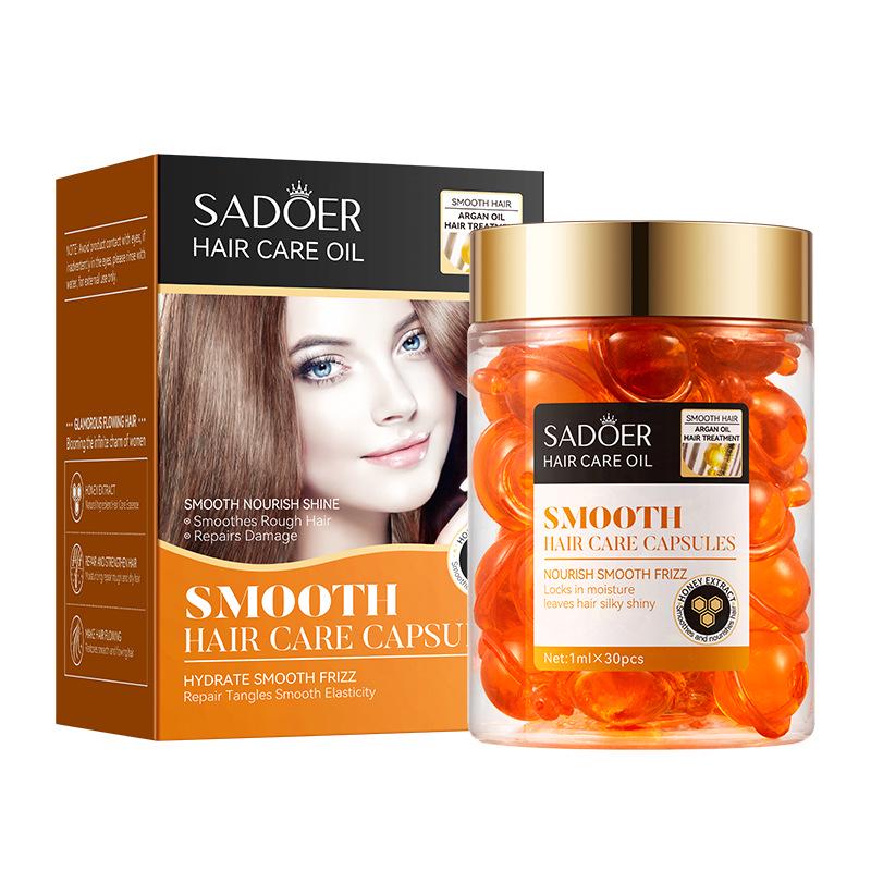 Капсулы для волос Sadoer Hair Care Argan Oil с маслом марокканского ореха жожоба медом и кератина 30 шт. (01404015) Капсулы для волос Sadoer Hair Care Argan Oil с маслом марокканского ореха жожоба медом и кератина 30 шт. (01404015)