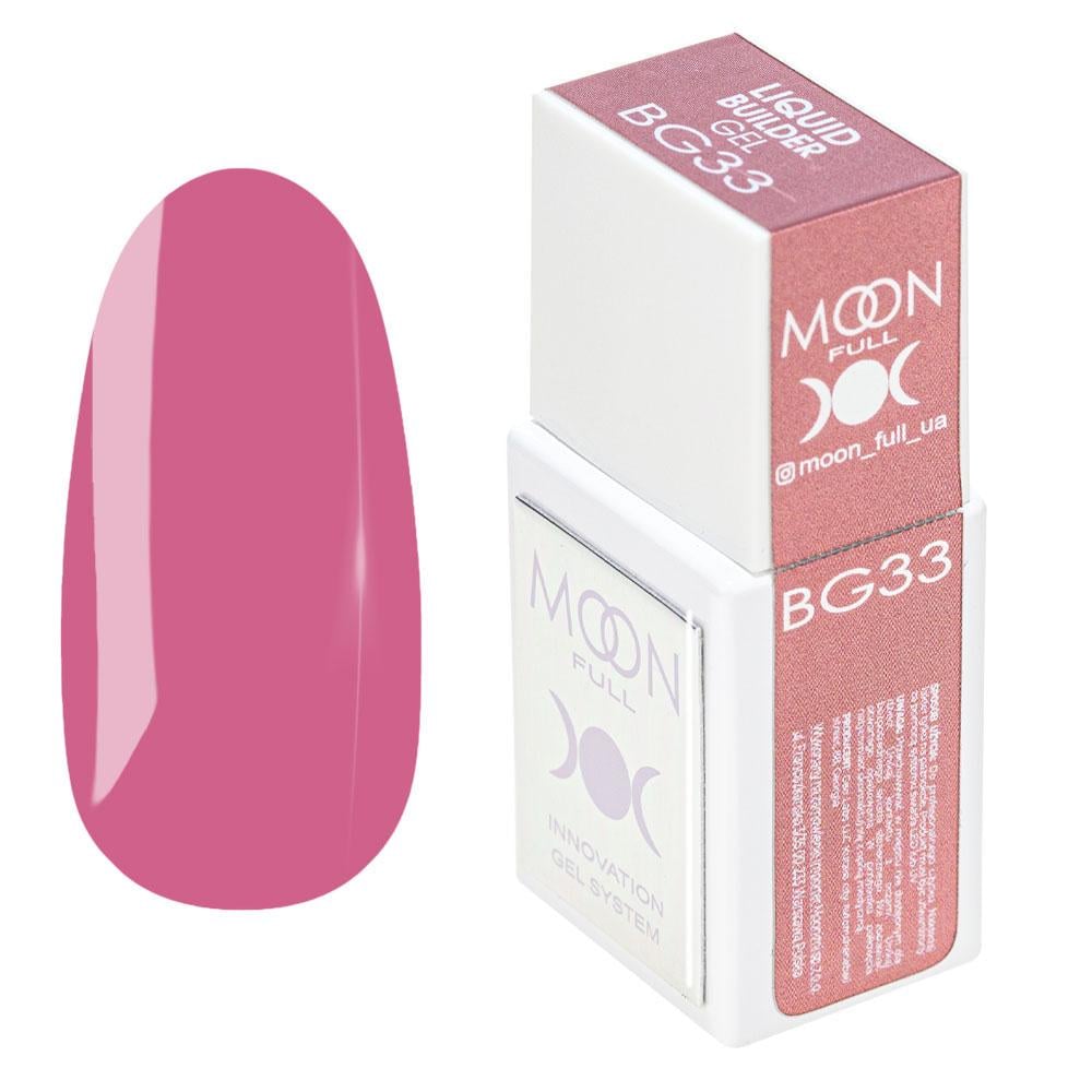 Гель для наращивания моделирующий Moon Full Liquid Builder Gel №BG33 15 мл