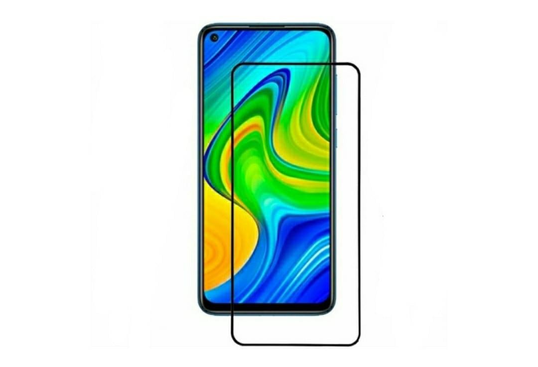 Загартоване захисне скло на Xiaomi Redmi 10X / Чорна рамка