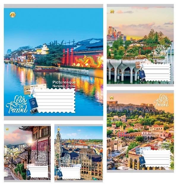 Зошити учнівські у лінійку Тетрада 42114 12ЛВ Міста світу 12 арк. 25 шт. в уп. (MTT-183926) Зошити учнівські у лінійку Тетрада 42114 12ЛВ Міста світу 12 арк. 25 шт. в уп. (MTT-183926)