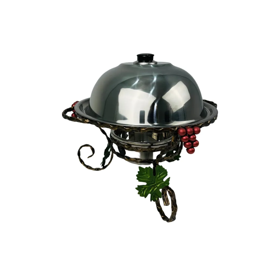 Садж для подачи и подогрева пищи Виноград из нержавеющей стали 36 см (2-10-SJ-6573)